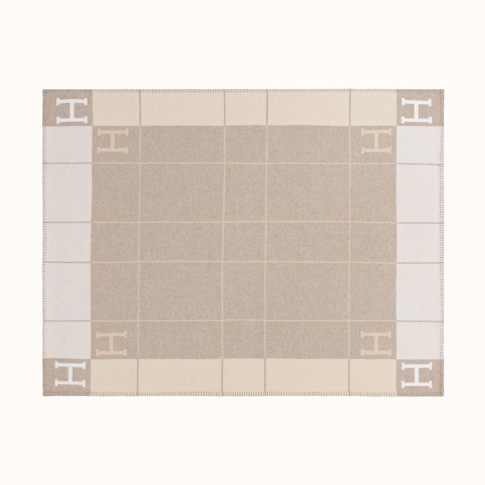 Cashmere Wool Knitted Throw Blanket