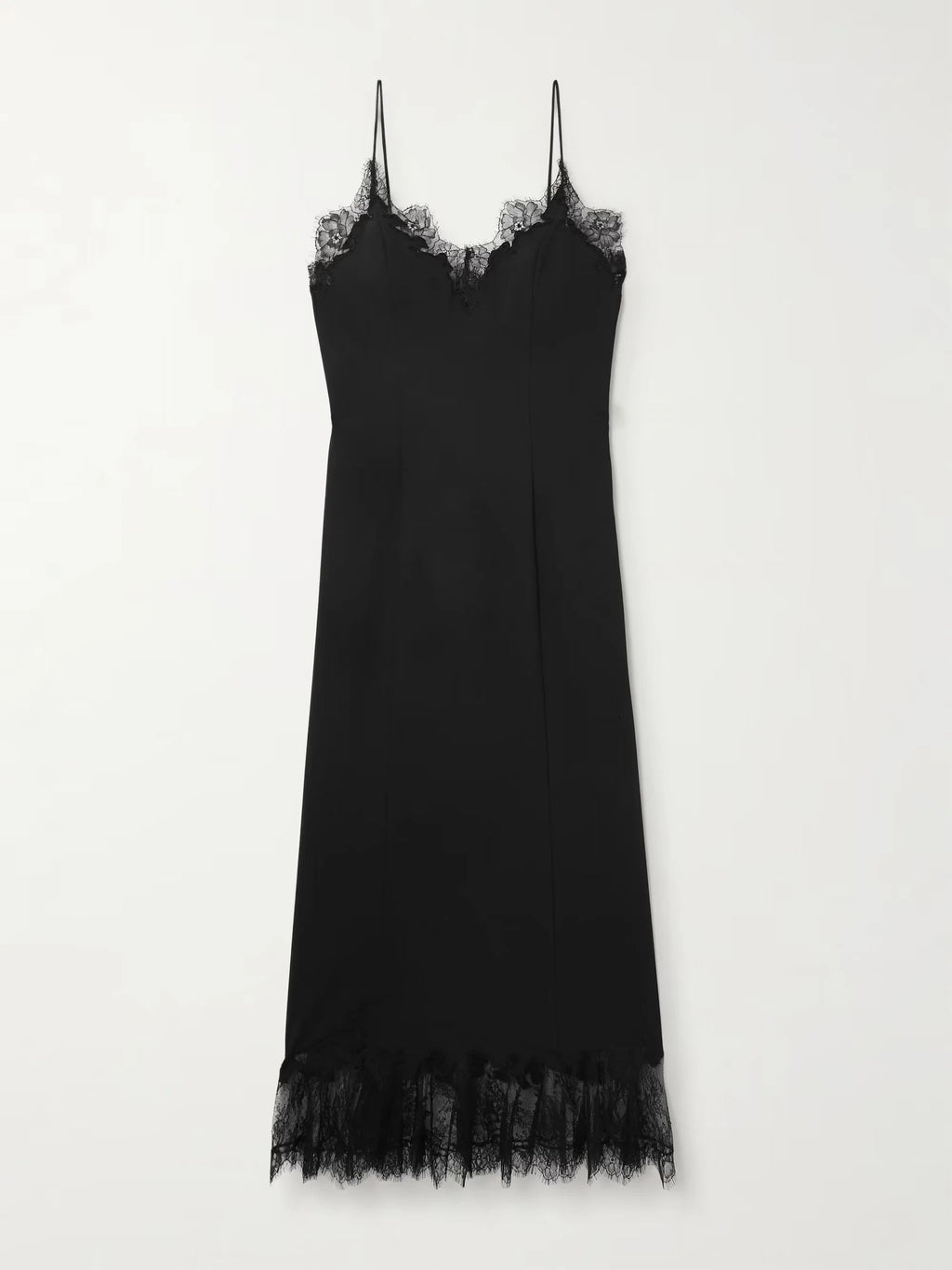 Nadia Lace Trimmed Midi Dress