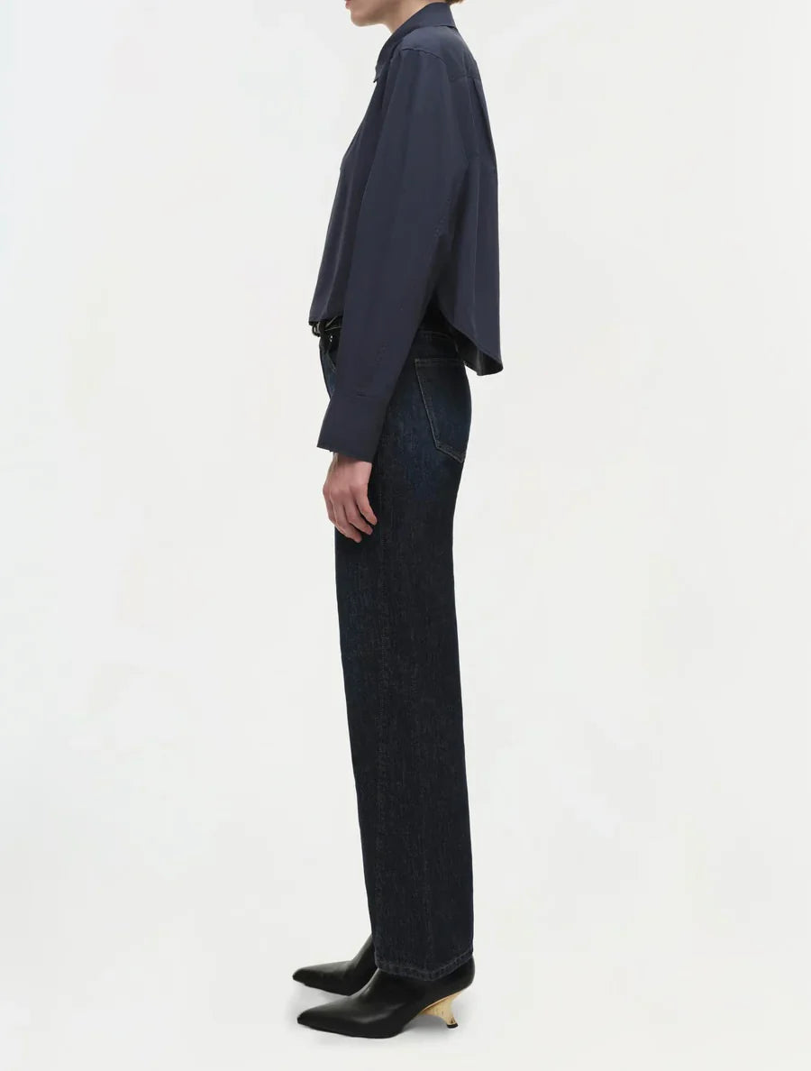 Midnight Renata Cropped Shirt