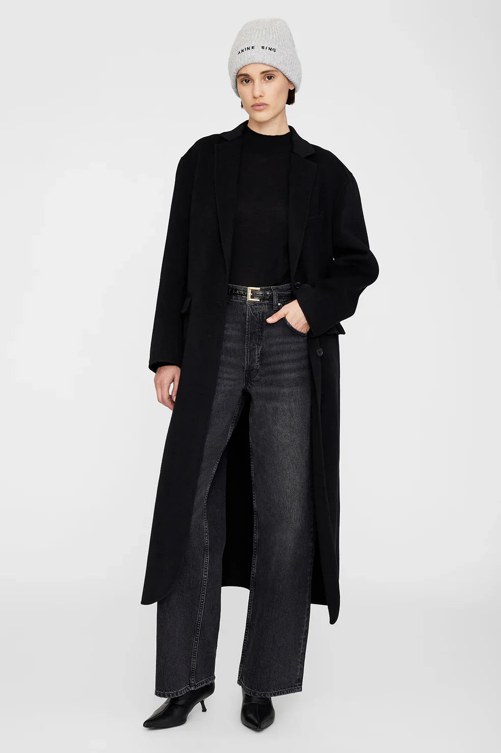 Light Heather Grey Elia Beanie