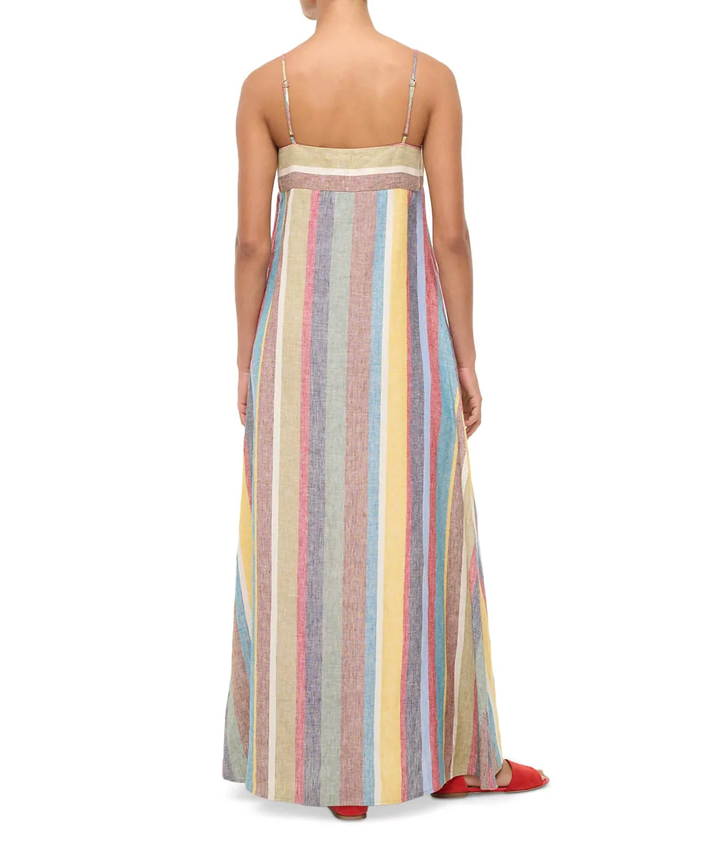 Market Stripe Laura Linen Dress