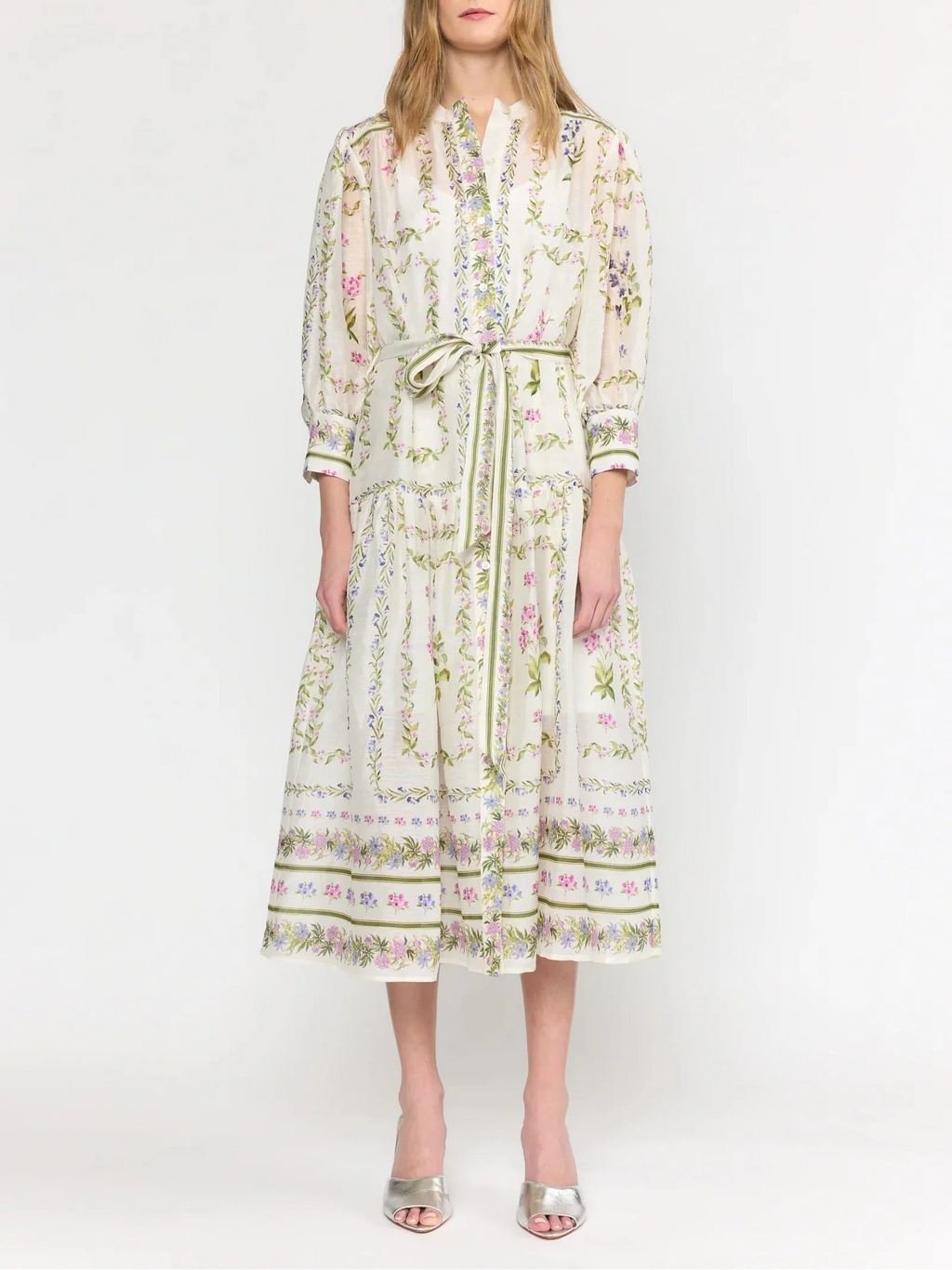 Mosiac Ivory Blake Dress