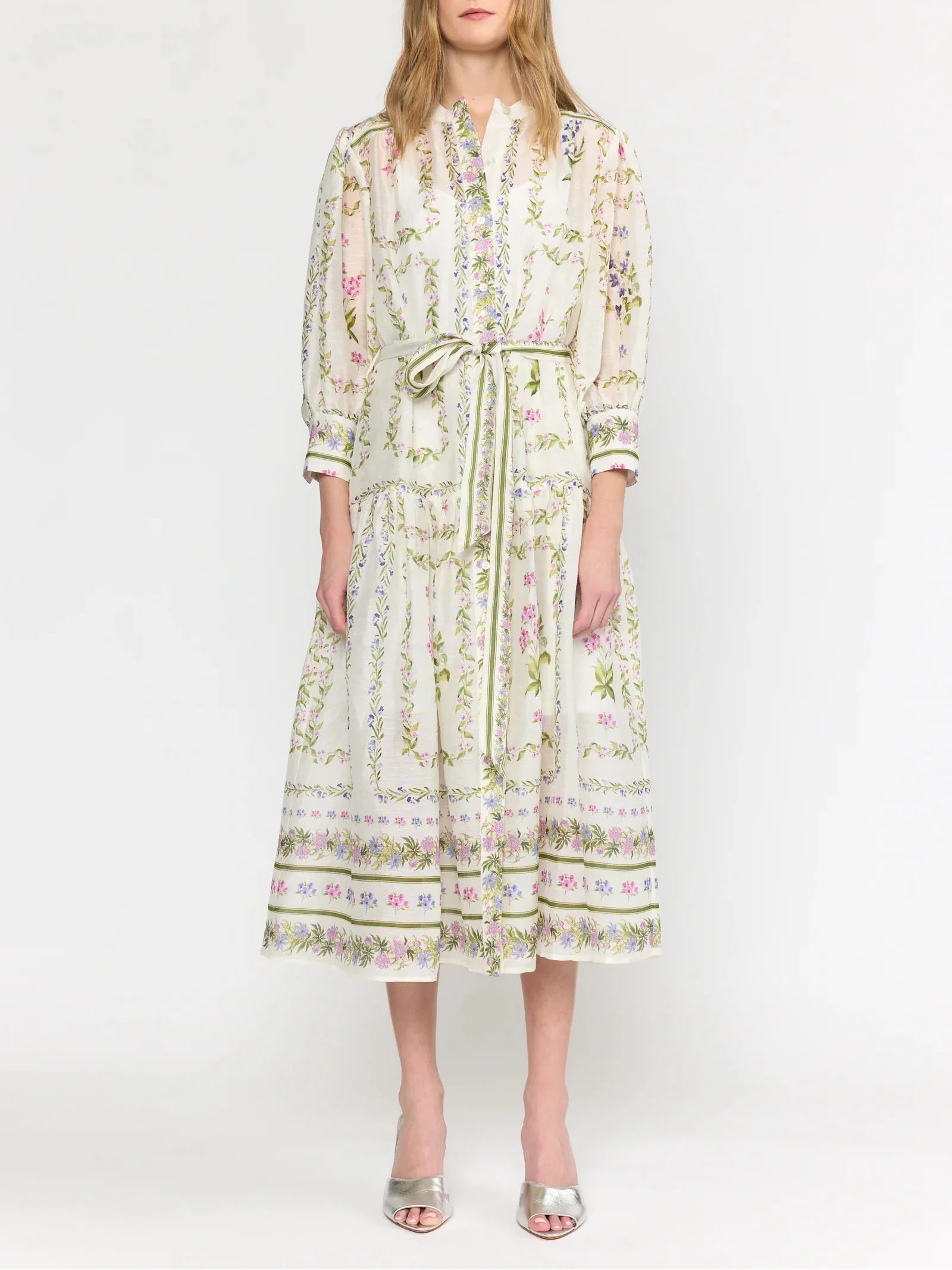 Mosiac Ivory Blake Dress