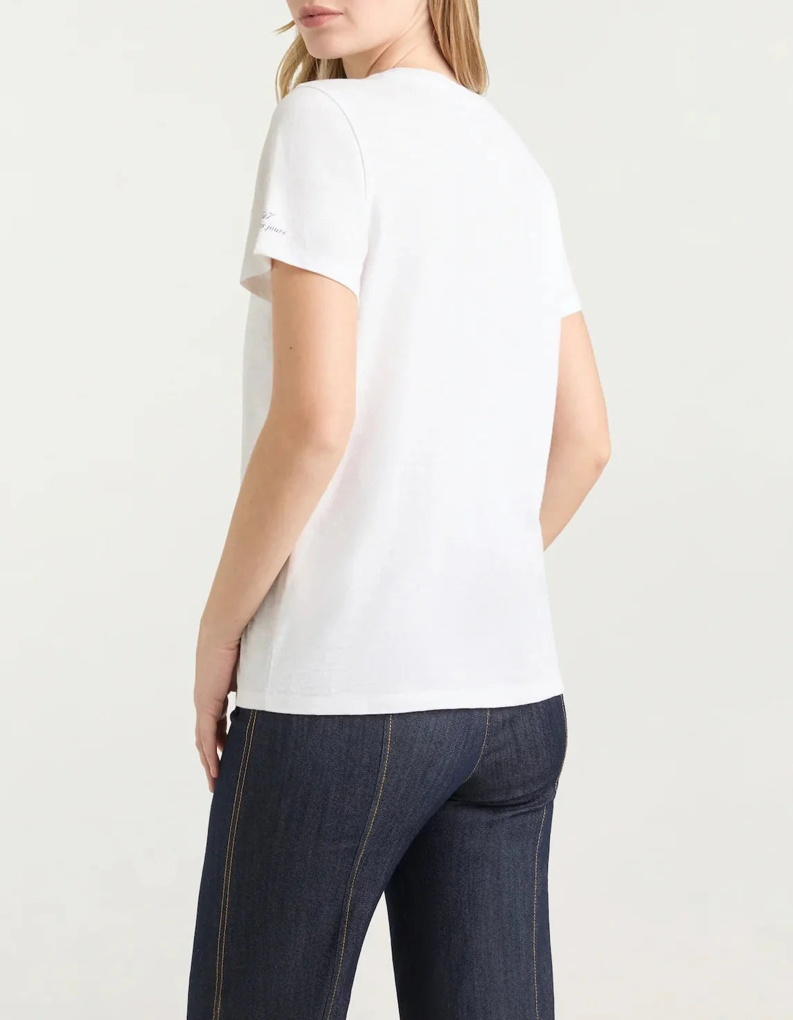 Silver Studs Denim Boot Tee