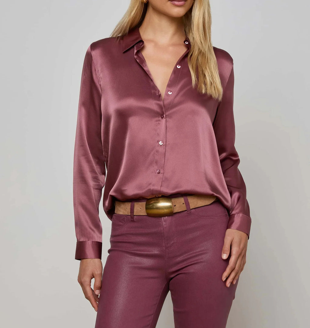 Dark Mauve Tyler Blouse