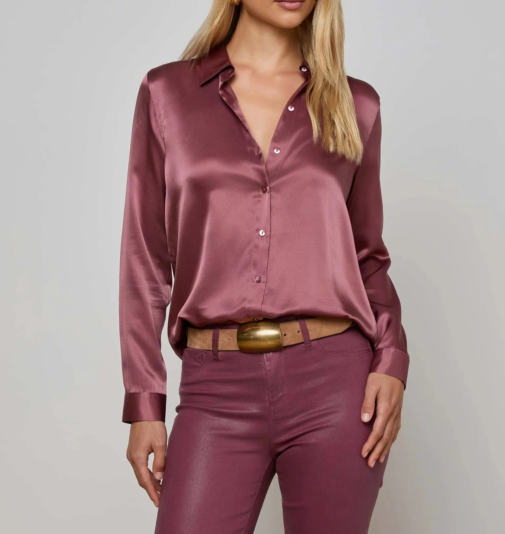 Dark Mauve Tyler Blouse