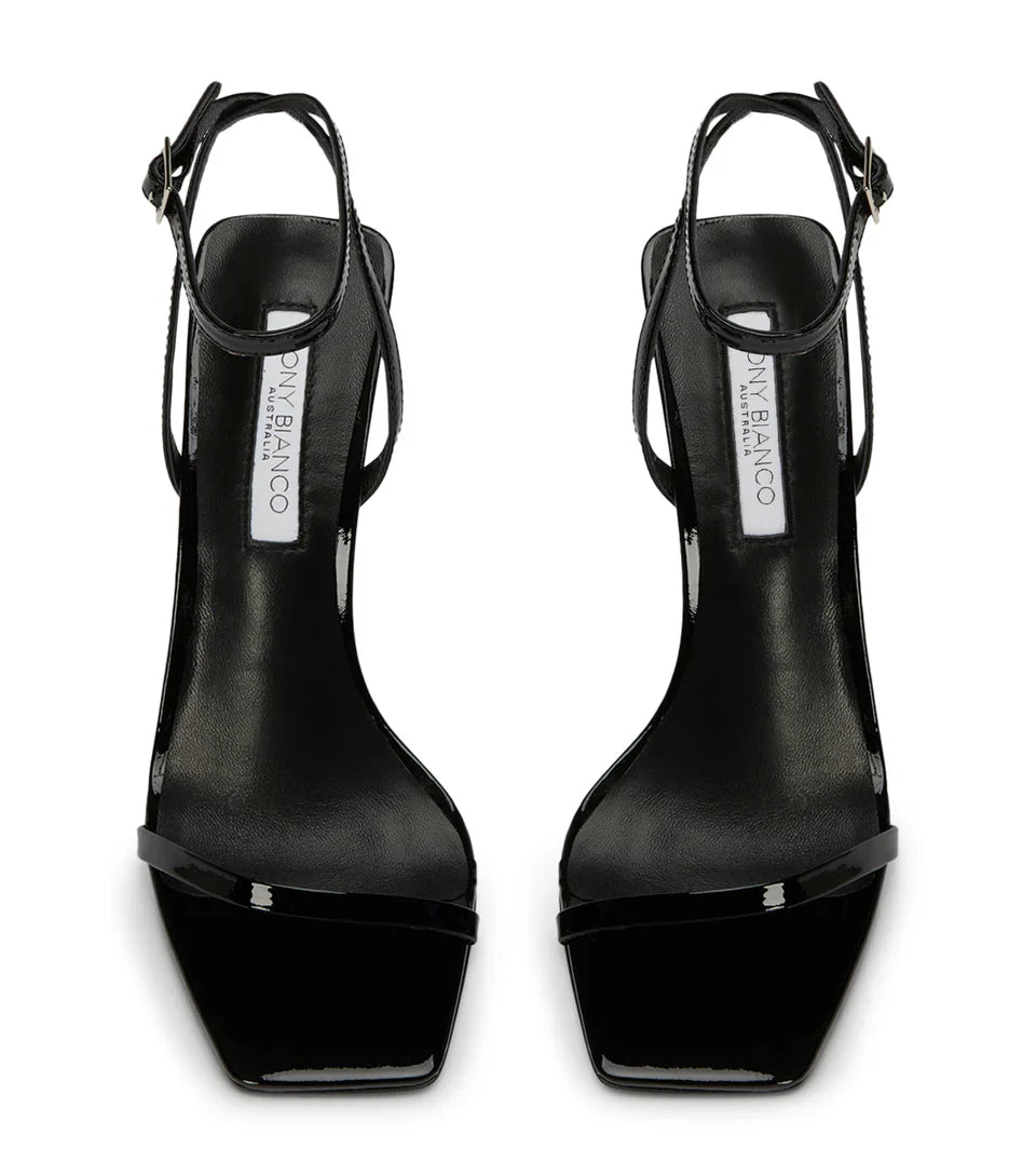 Nadia Black Patent Heel