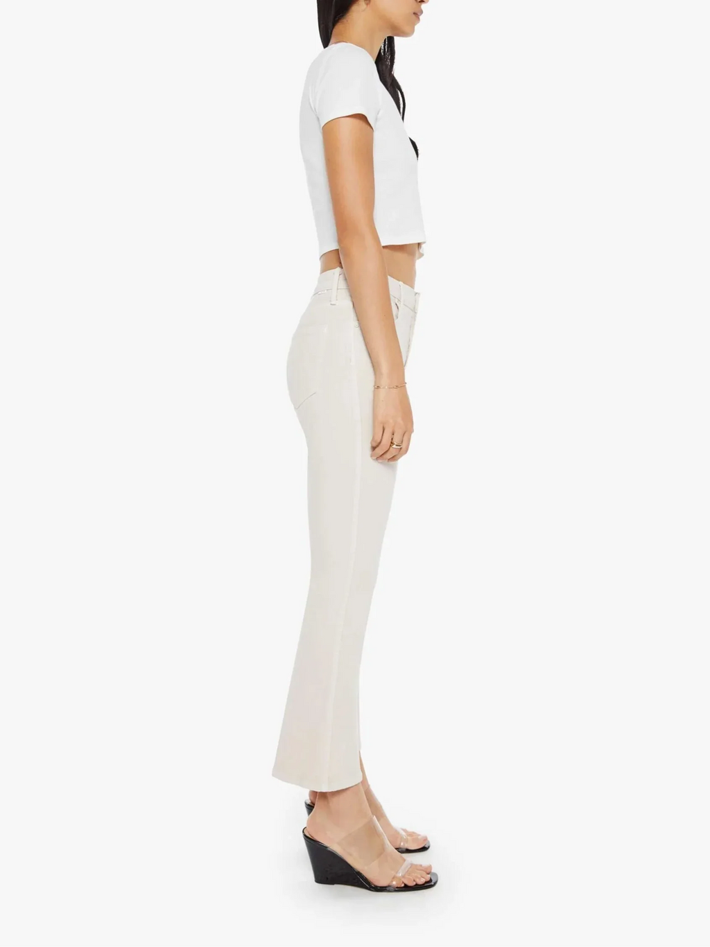 Mid Rise Smokin Double Flood- Tapioca