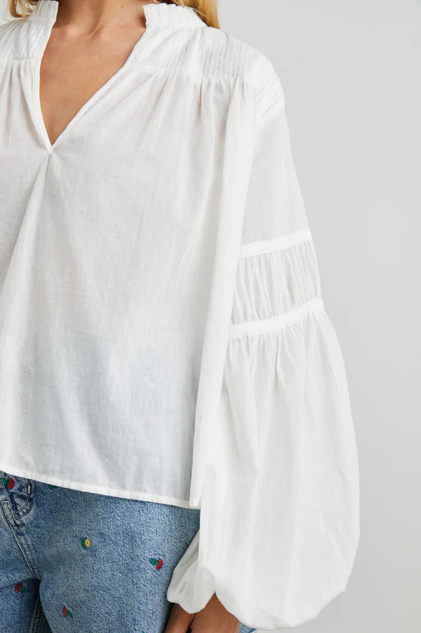 White Marli Top