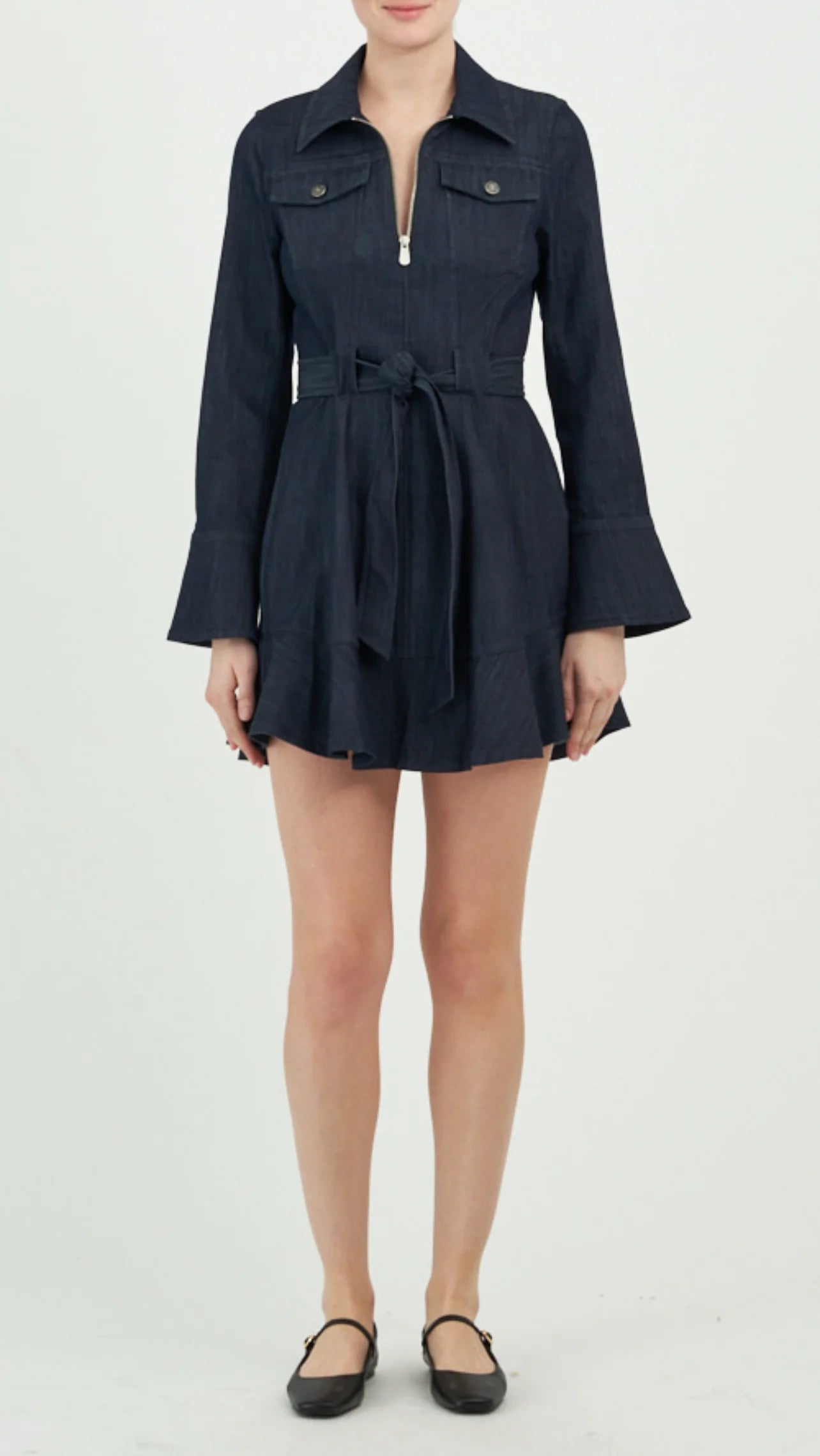 Denim Violet Mini Dress