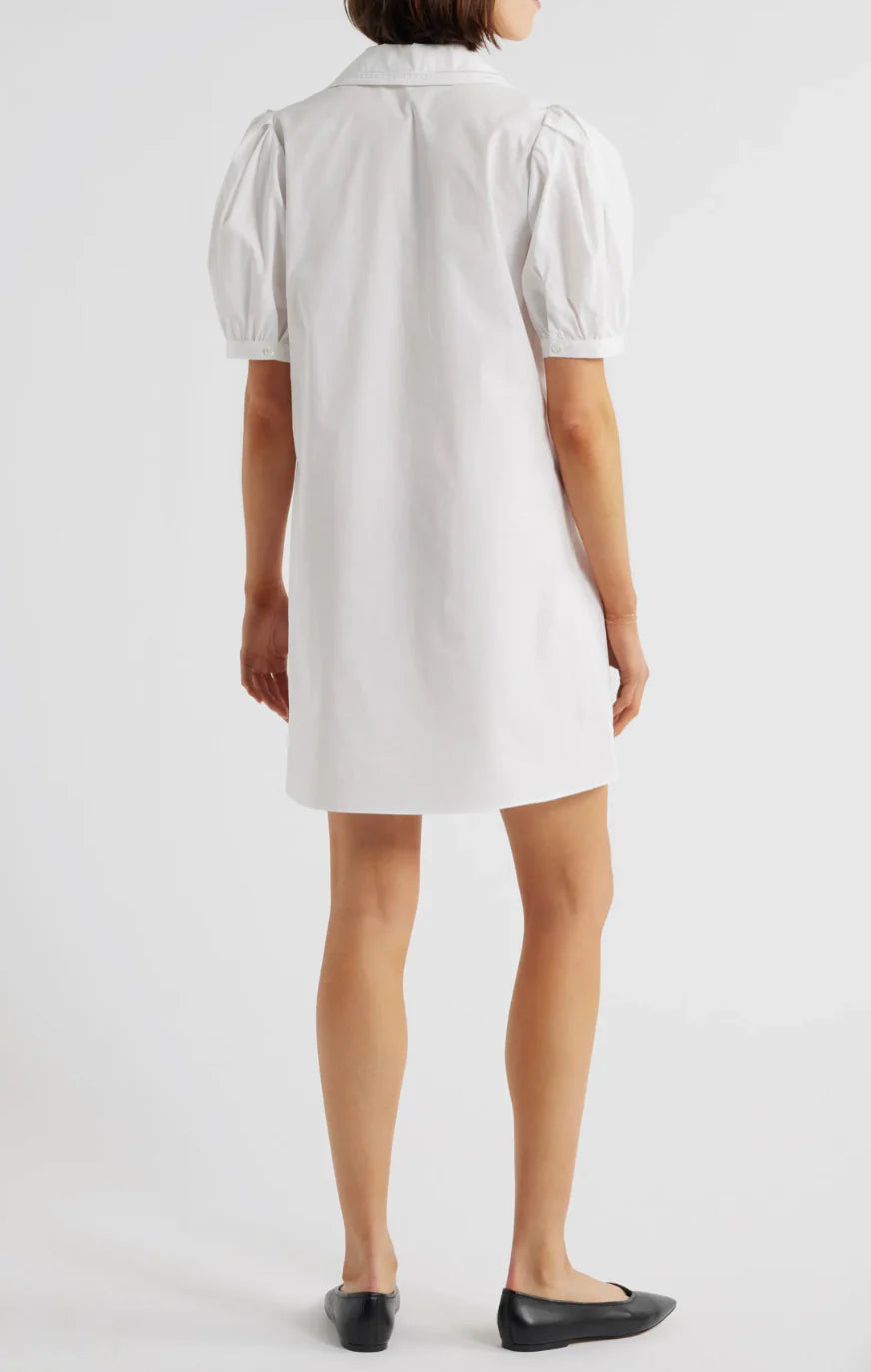 White Poplin Sailor Dress
