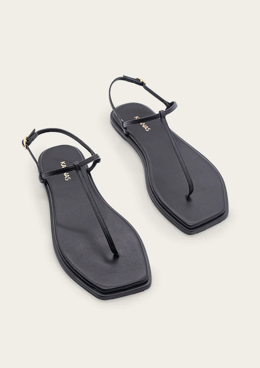 Black Clarkia Sandal