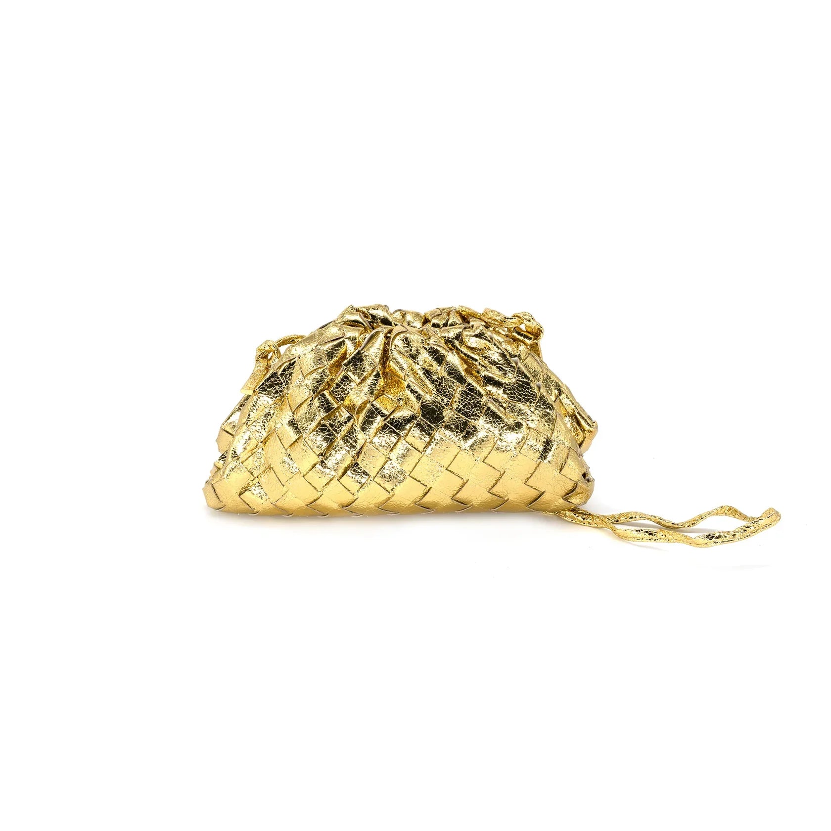 Metallic Pouch Clutch