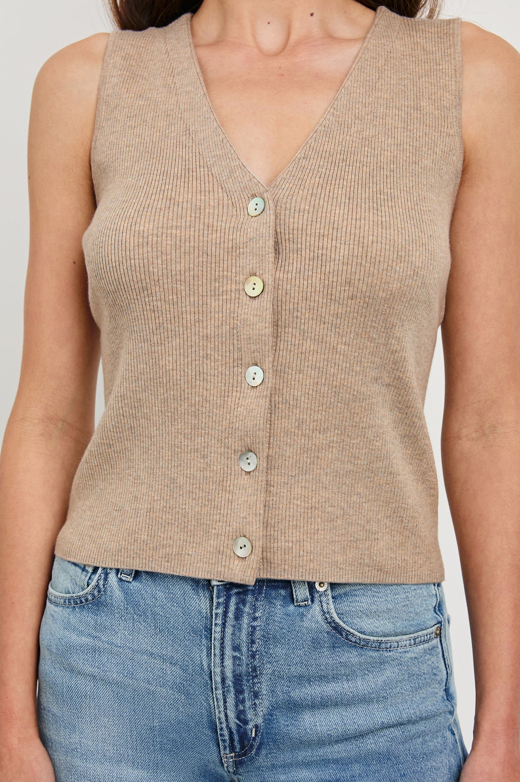 Oatmeal Rosa Top