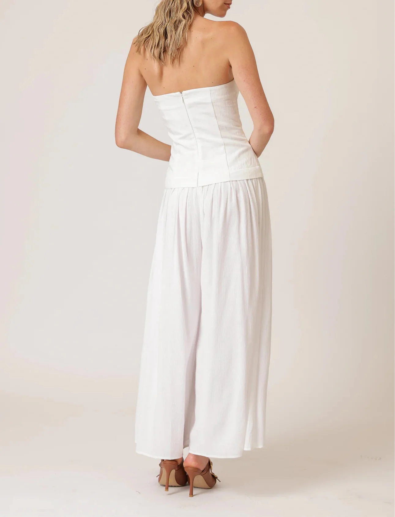 White Theo Jumpsuit