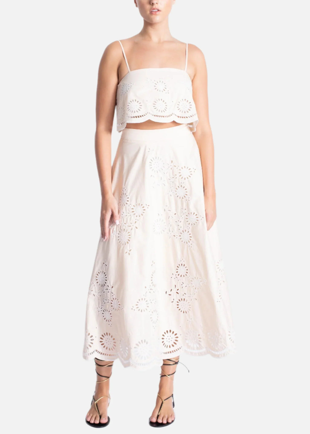 Carlotta Embroidered Top