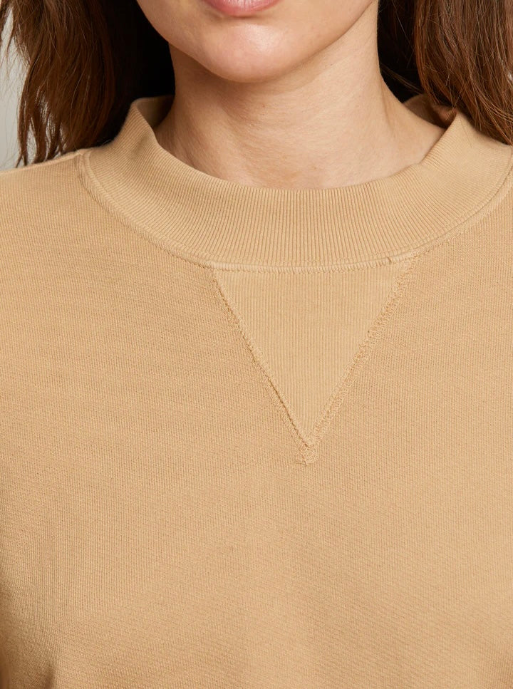 Suede Blake French Terry Oversized Crew