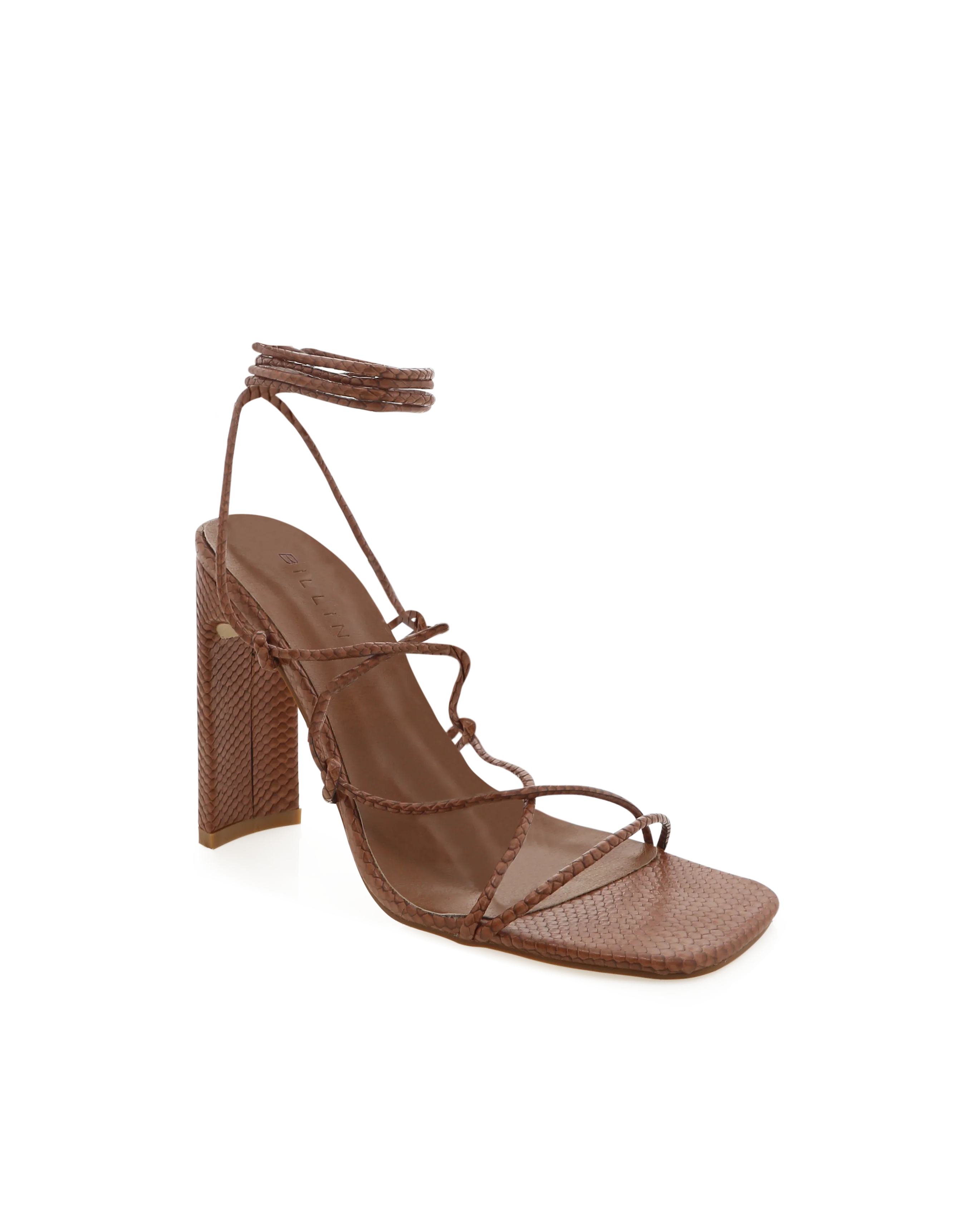 Tan Scale Hardy Heel