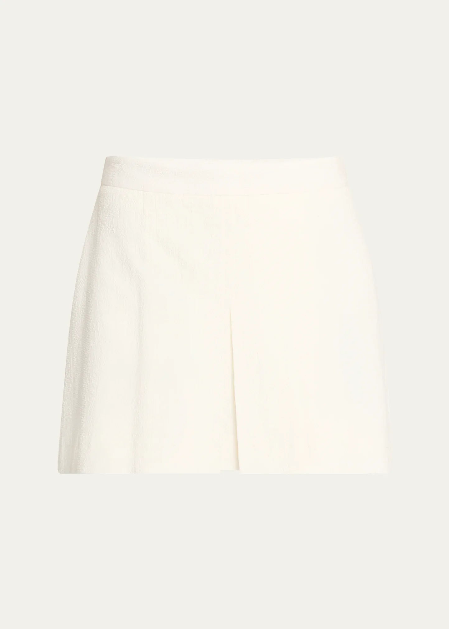 White Seersucker Short