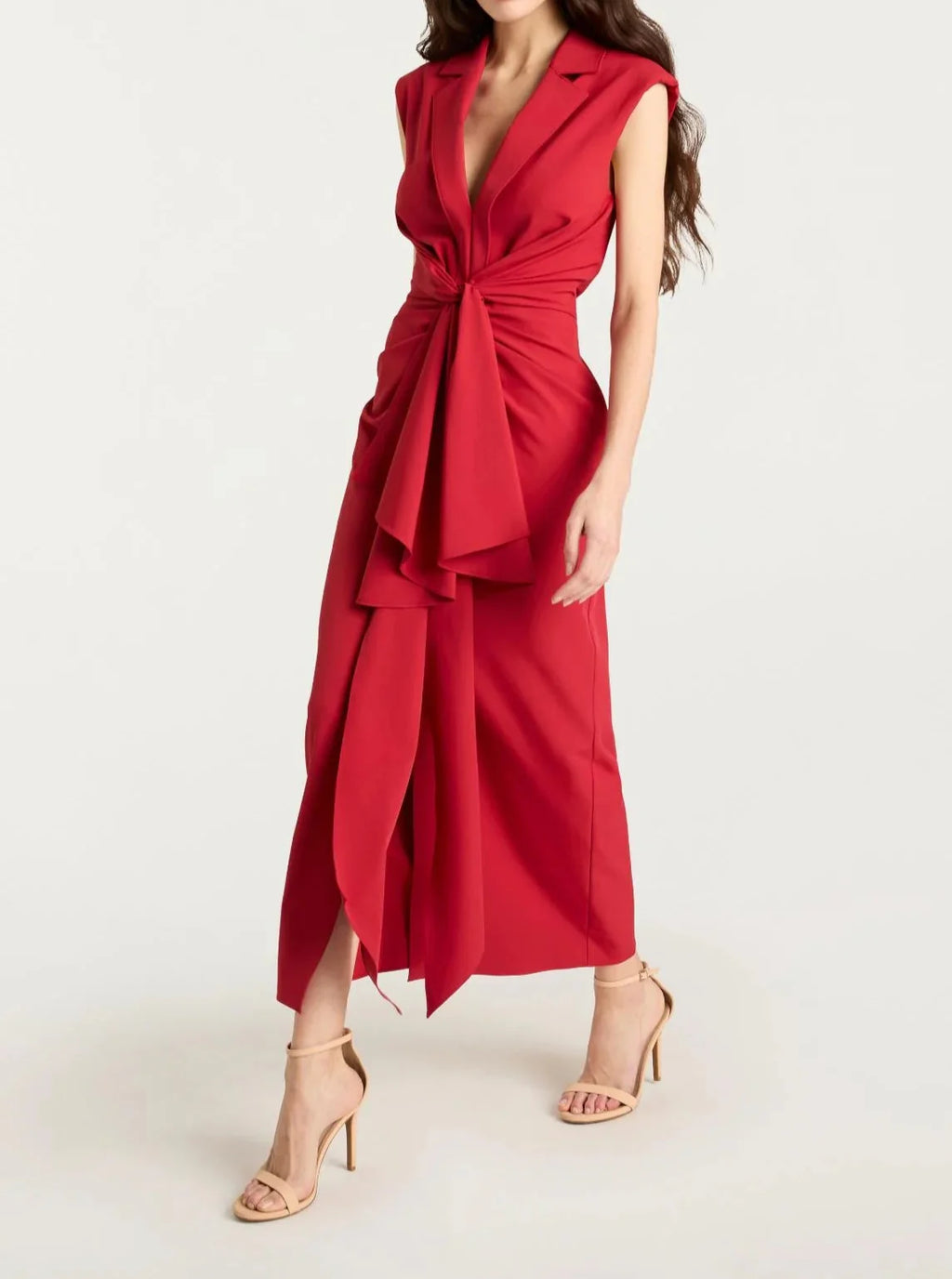 Bordeaux Padma Midi Dress