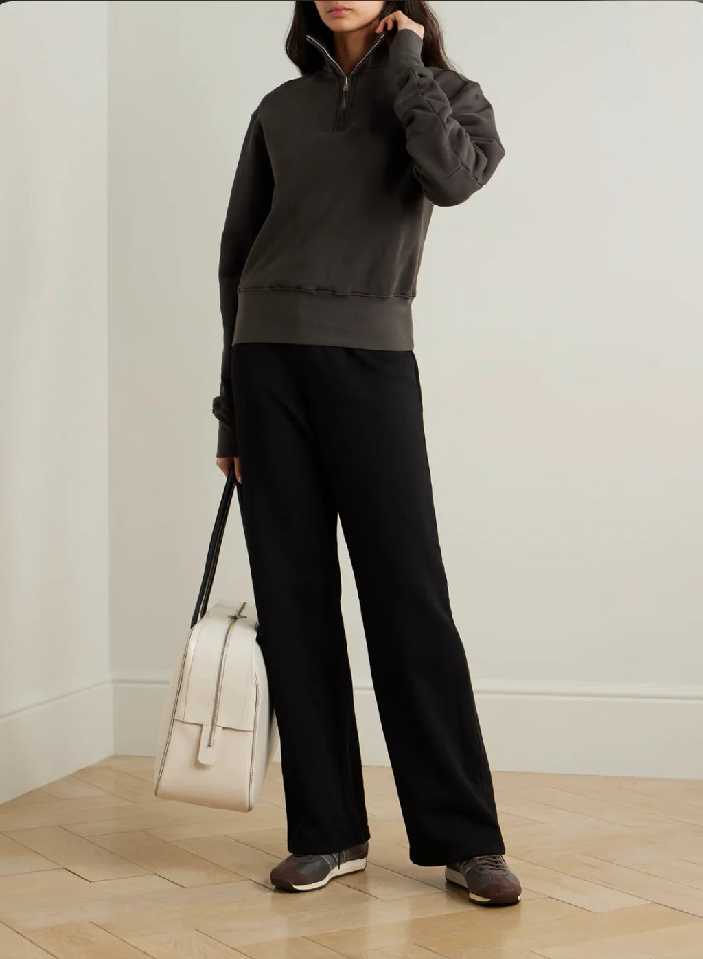 Washed Forest Bailey Cropped Pullover