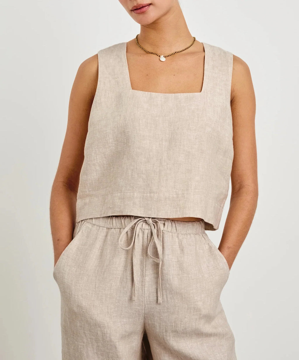 Heathered Flax Akira Top