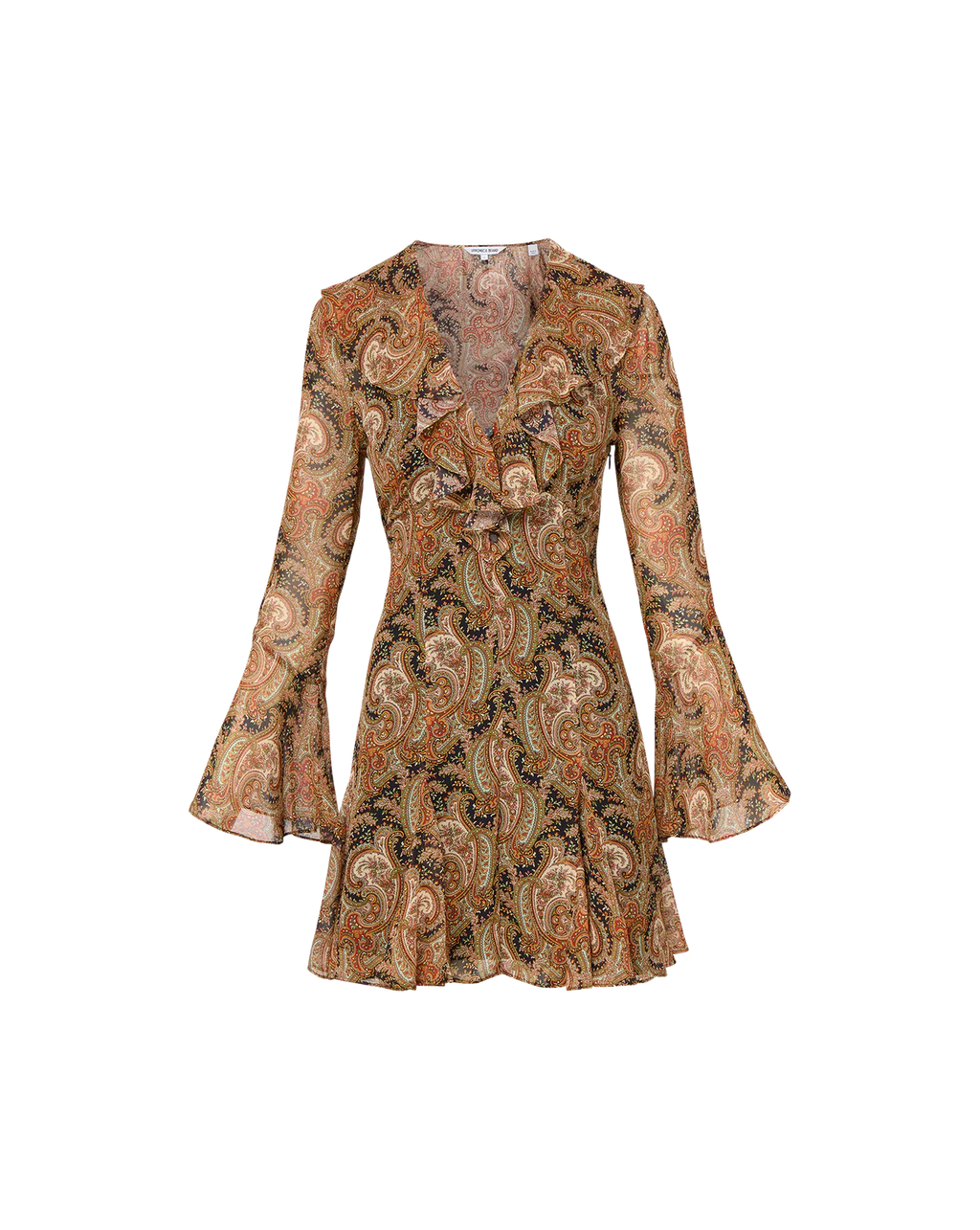 Silk Paisley Adrienne Dress