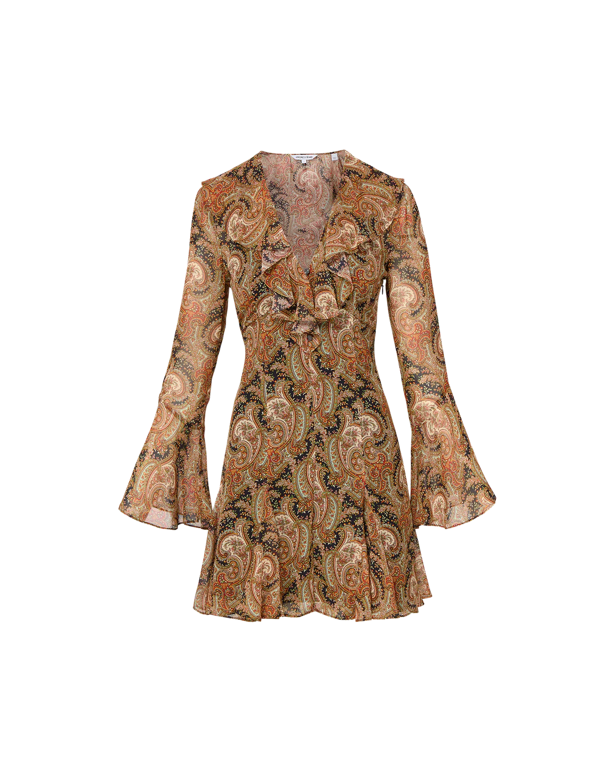 Silk Paisley Adrienne Dress