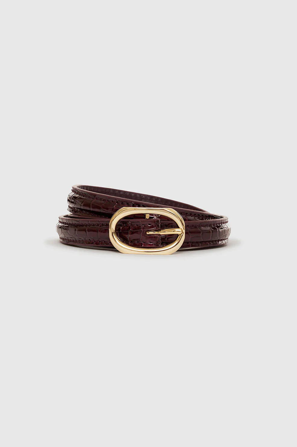 Burgundy Mini Mara Belt
