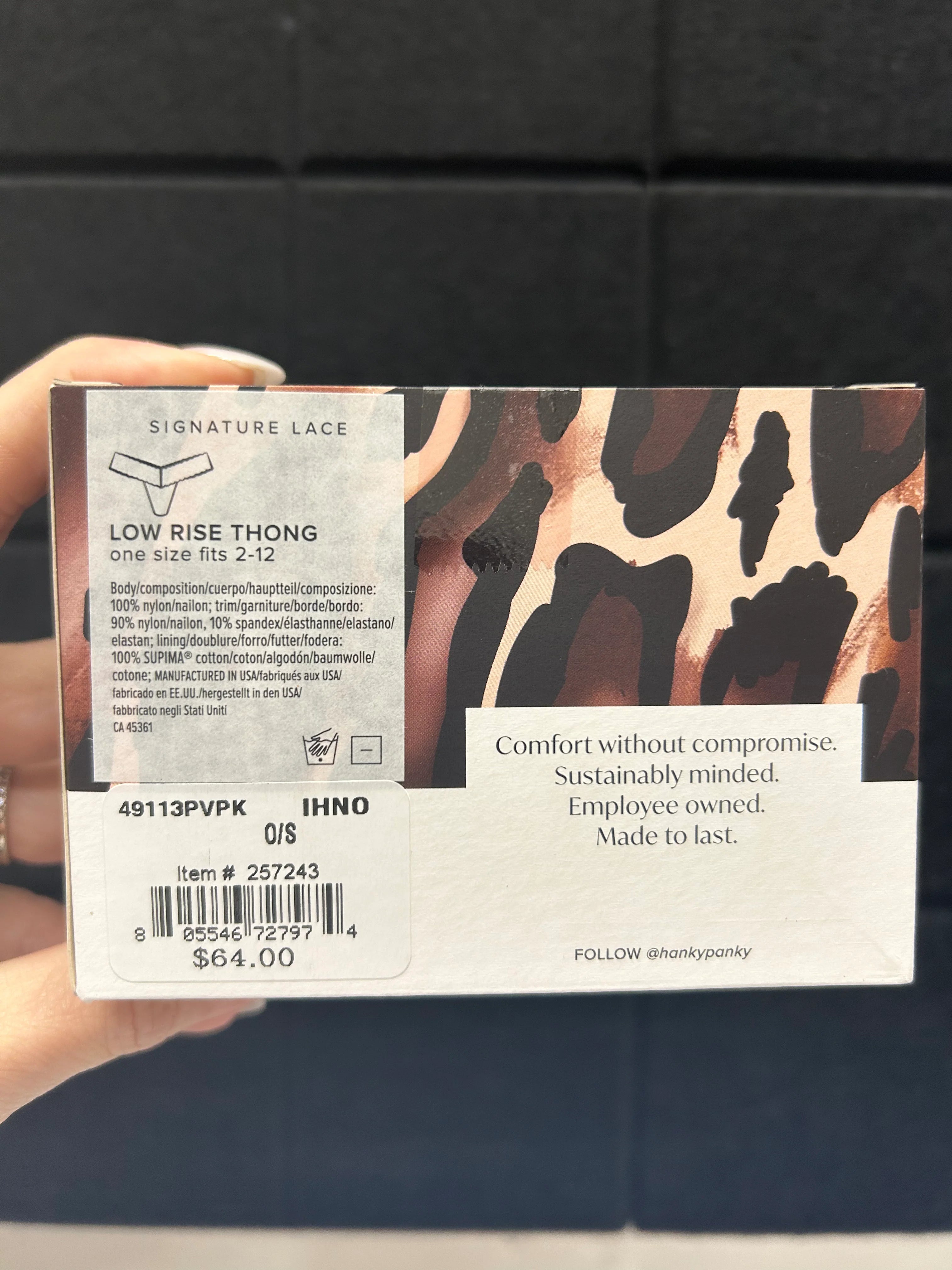 Hanky Panky Gift Set - Leopard