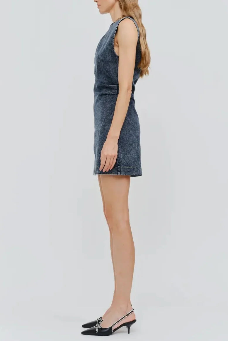 Charlotte Indigo Mini Dress