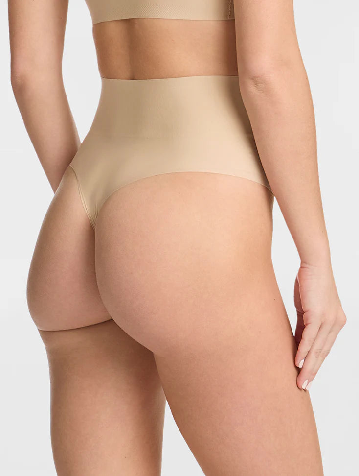Beige Zone Smoothing Thong