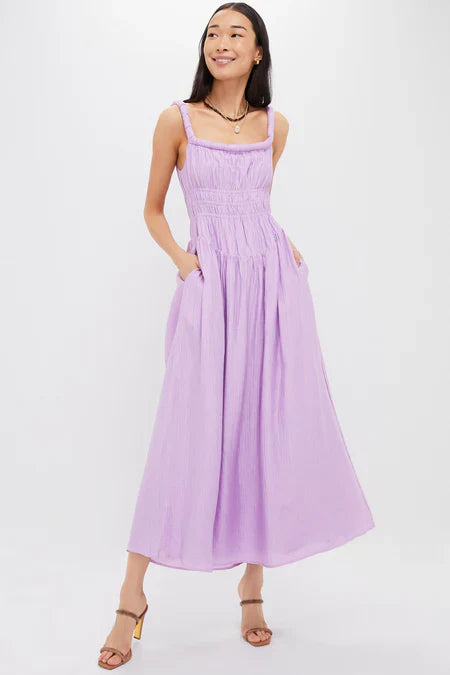 Lilac Lorenzo Midi Dress