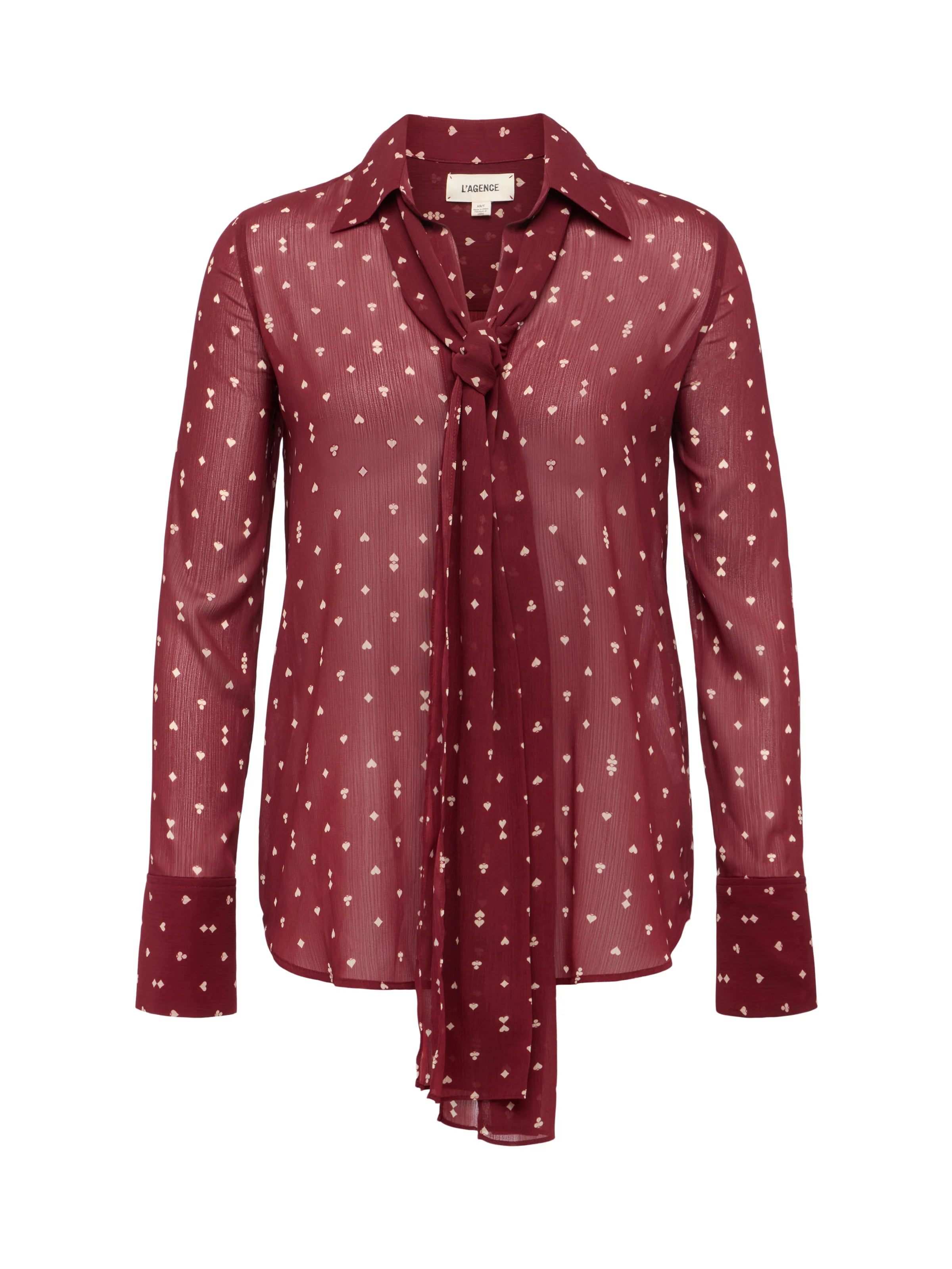 Cherry Playing Cards Basil Blouse