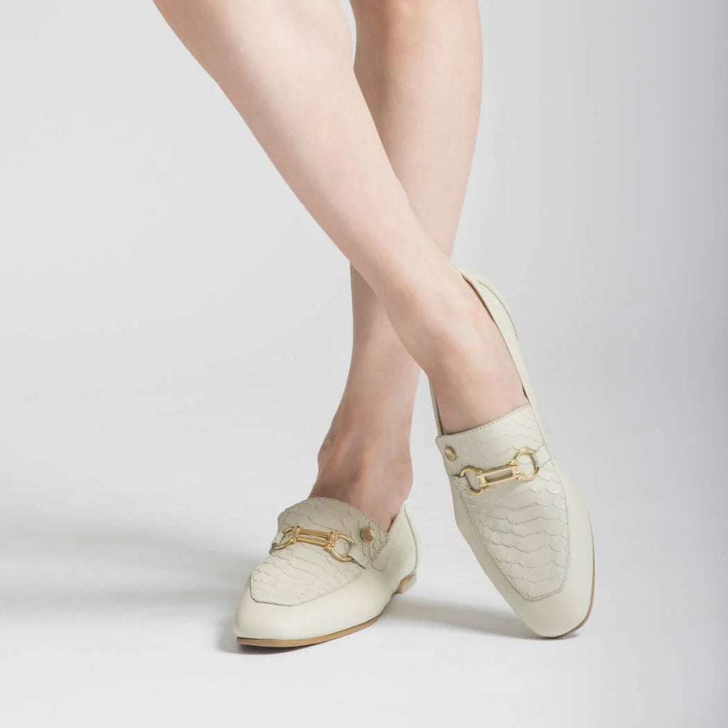 Ivory Natural Loafers