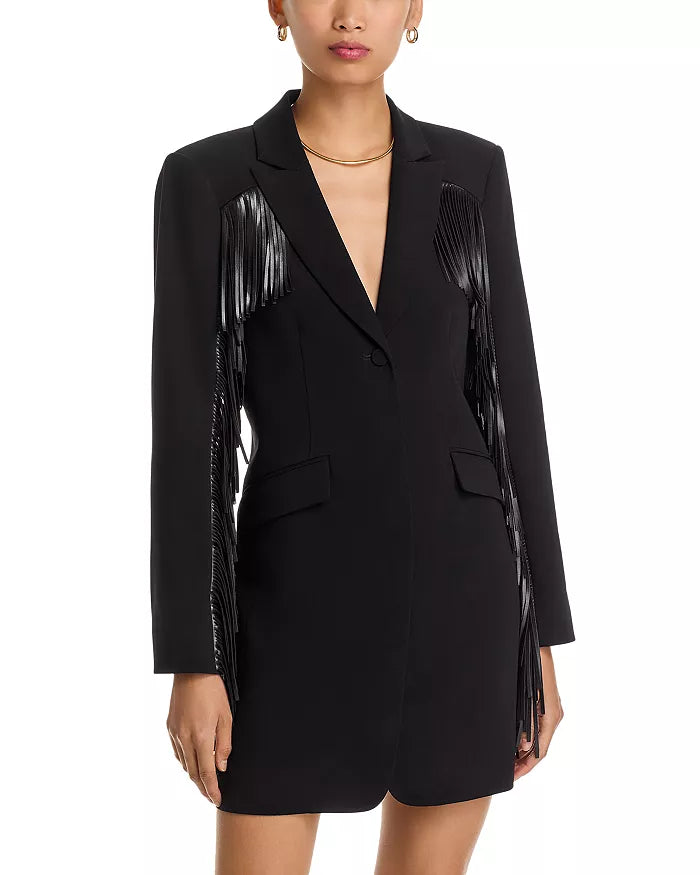Black Fringe Joelette Dress