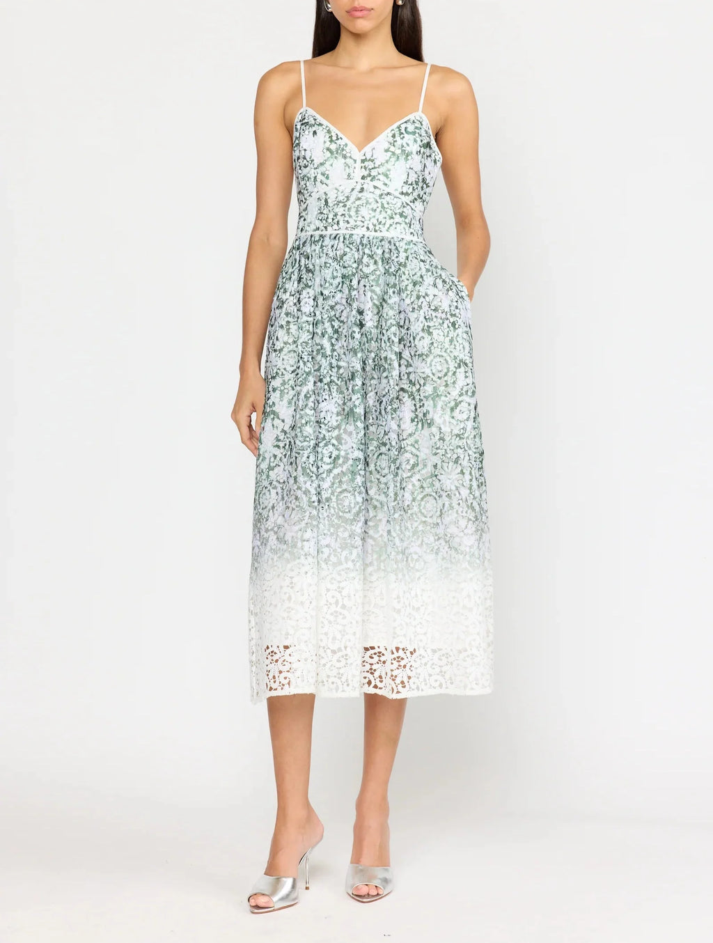Sage Light Leilani Midi Dress