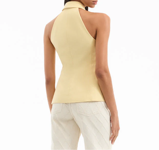 Chamomile Orlinda Linen Vest