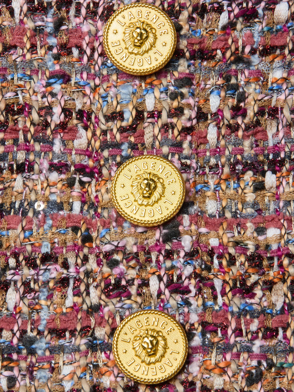 Mauve Tweed Maylin Bralette Top