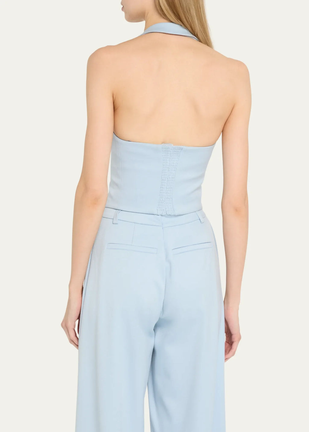 Blue Donna Halter Vest