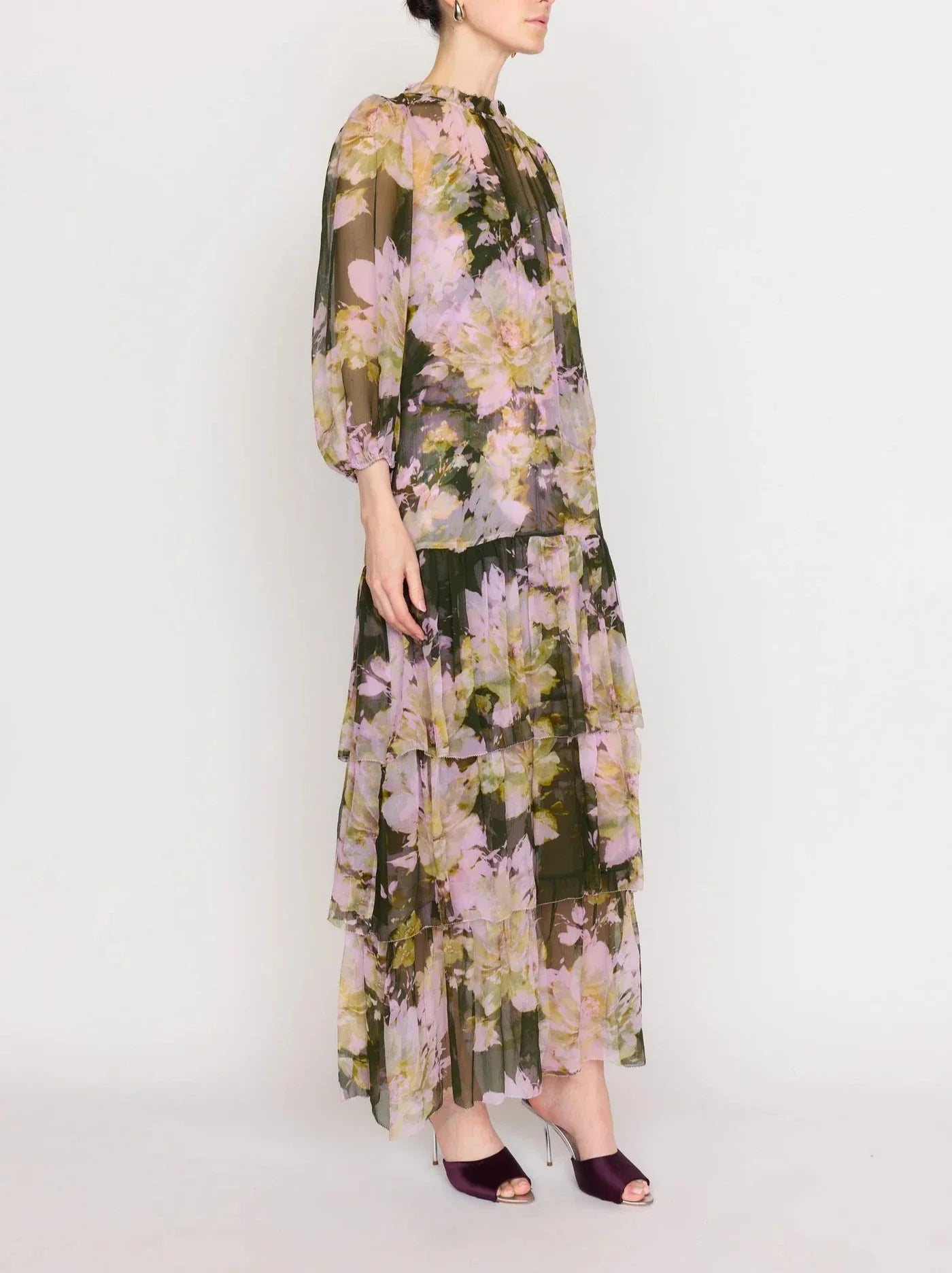 Midnight Garden Sara Midi Dress