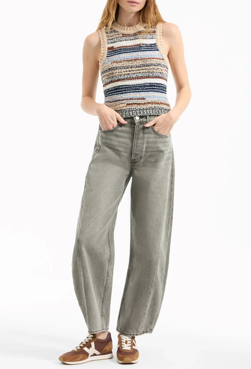Cropped Jerrel Knit Tank