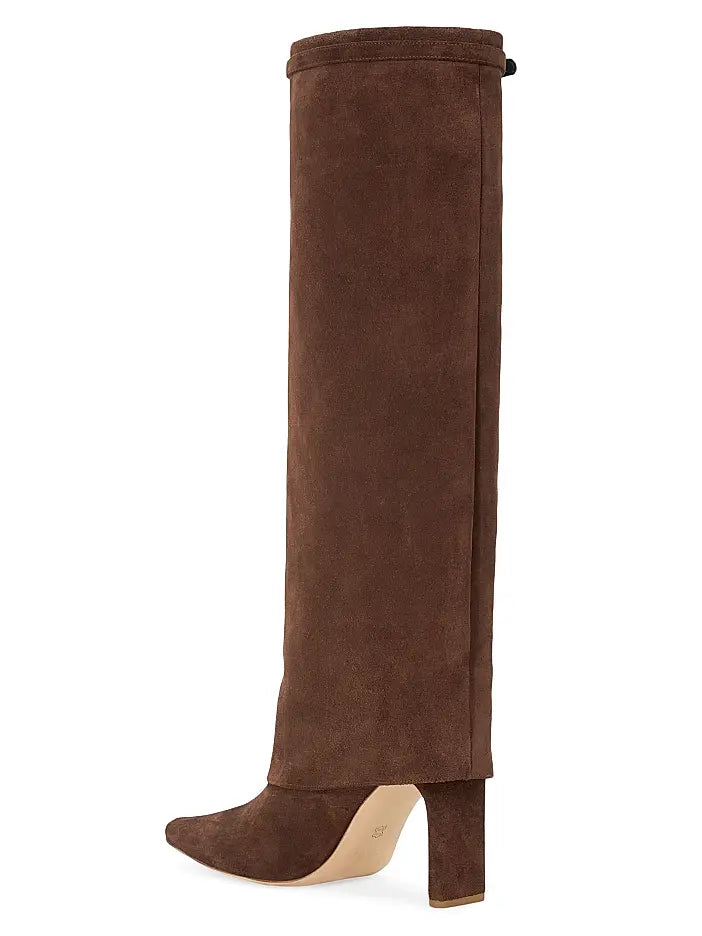 Mahogany Wally Foldover Boot