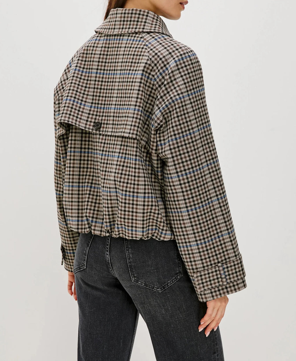 Mocha Check Jett Jacket