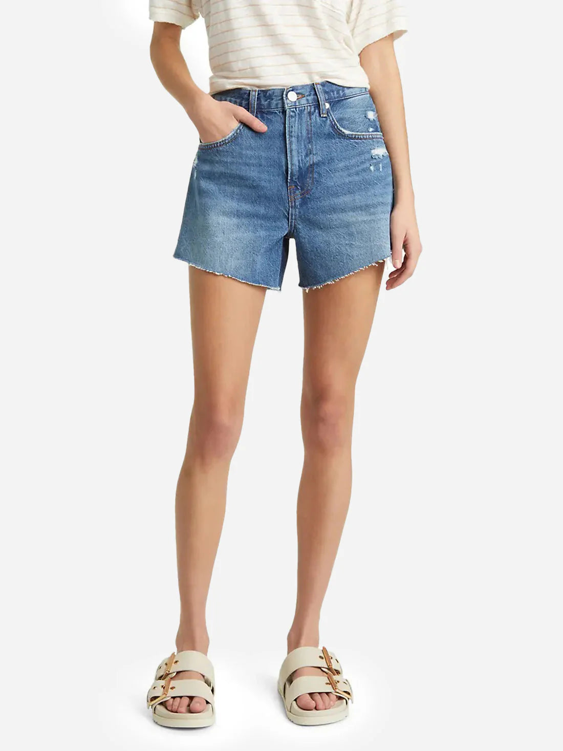 Mariner Le High Raw Short Fray