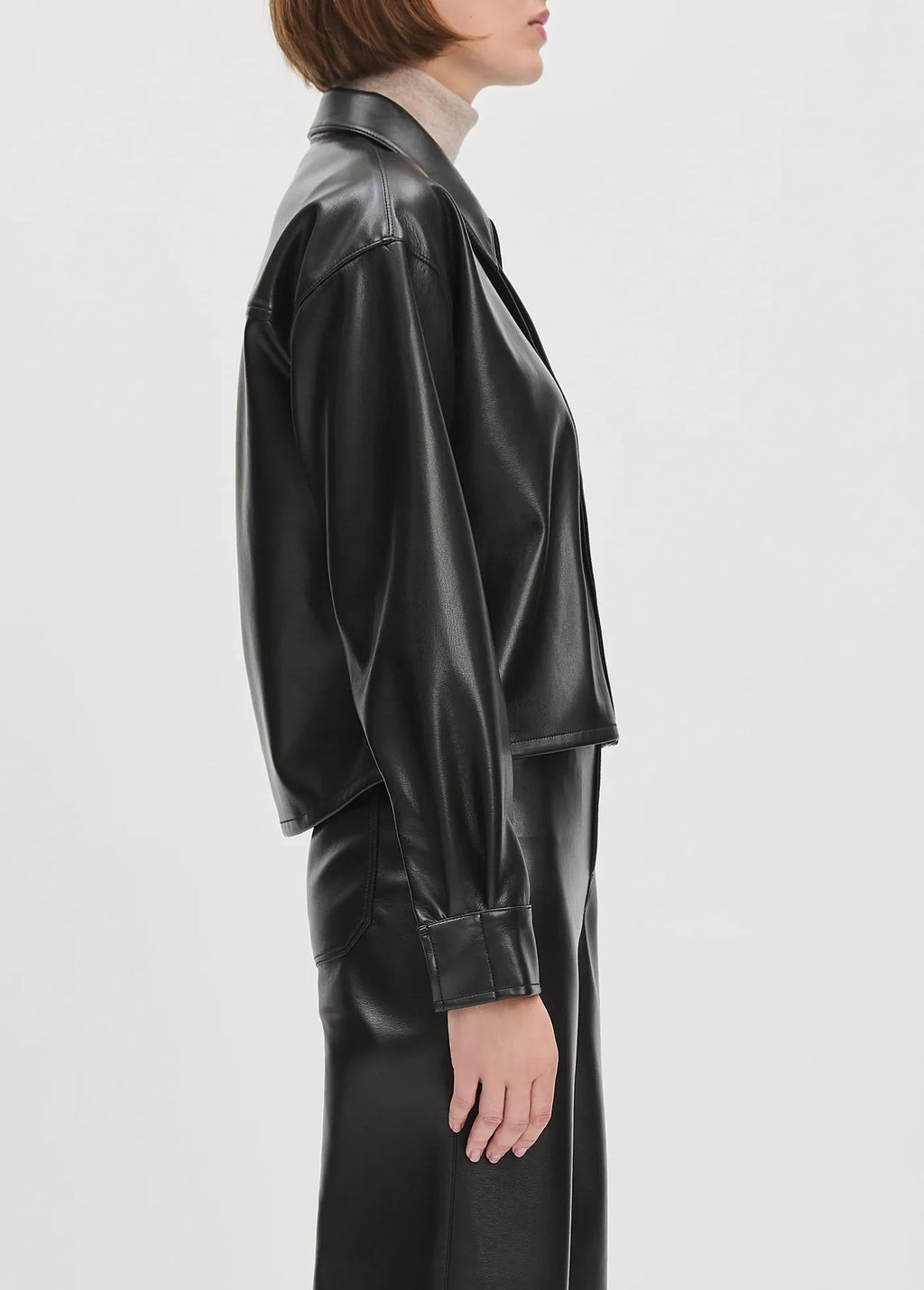 Black Brady Crop Shirt