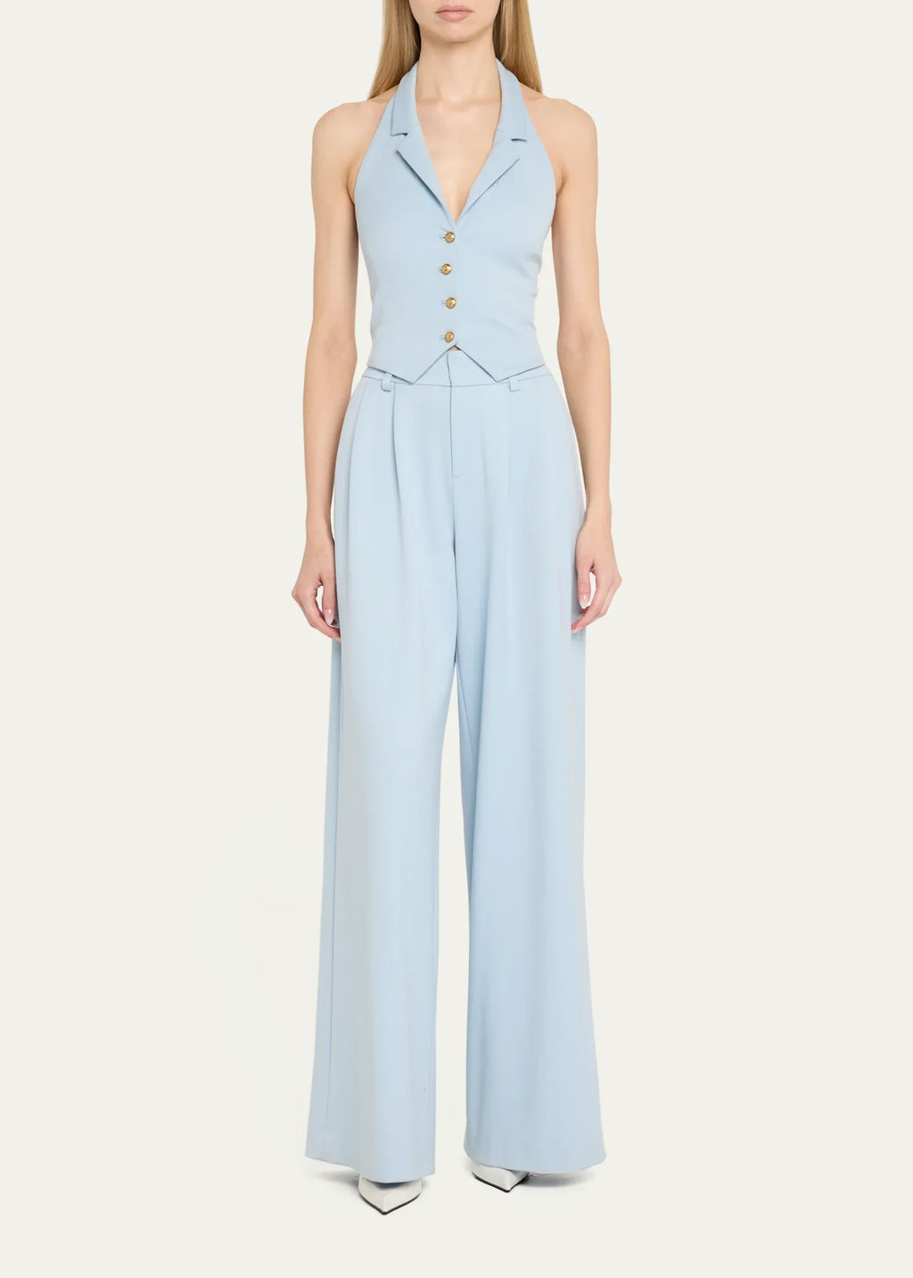 Blue Donna Halter Vest