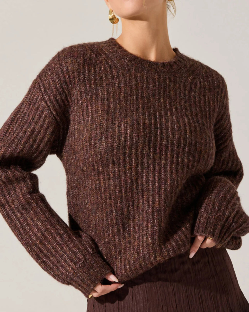 Brown Archer Sweater