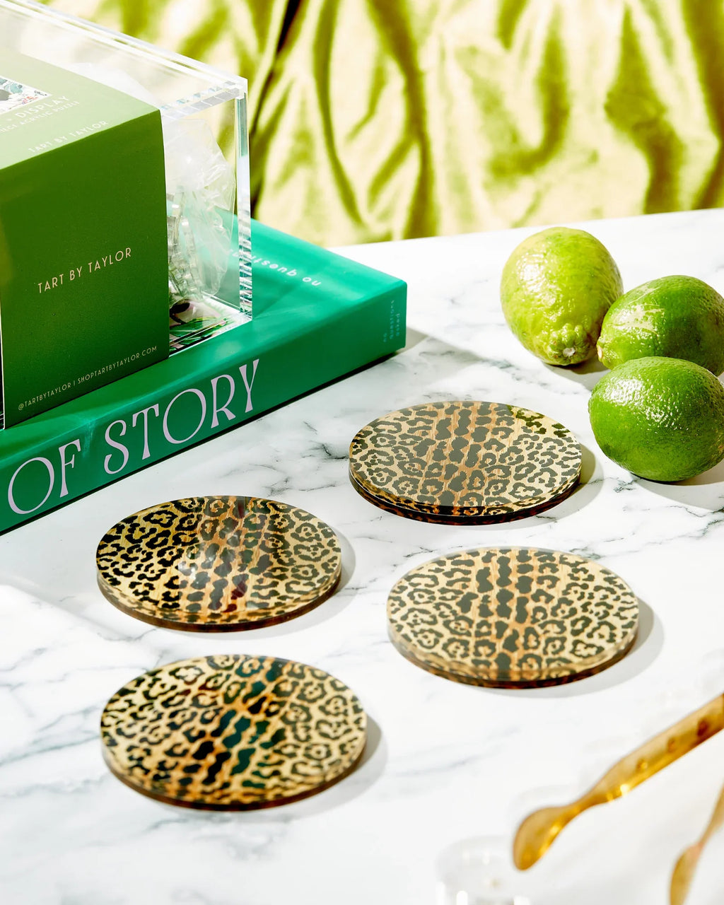 Leopard Print Coasters - Set of 4