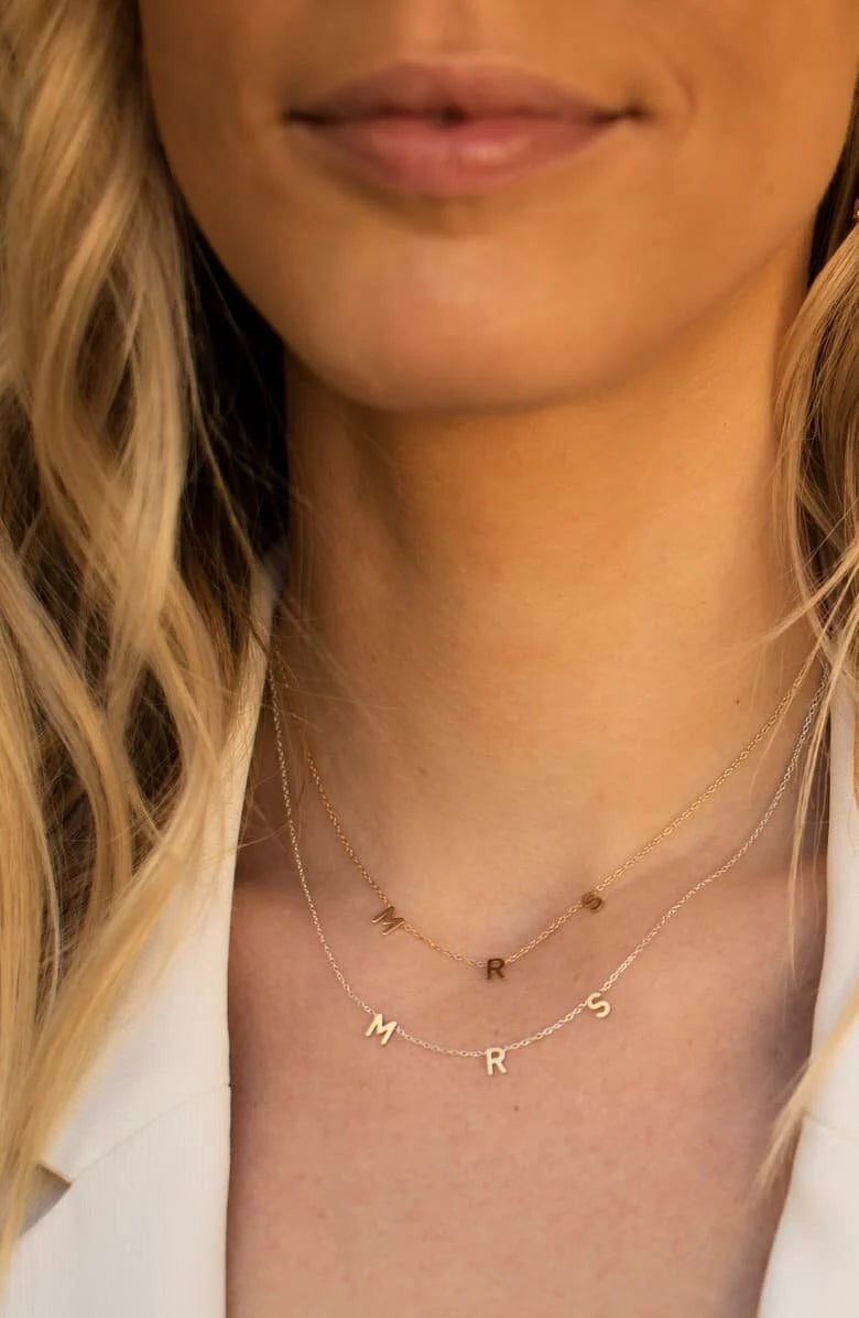 Gold Cheyenne “MRS” Necklace